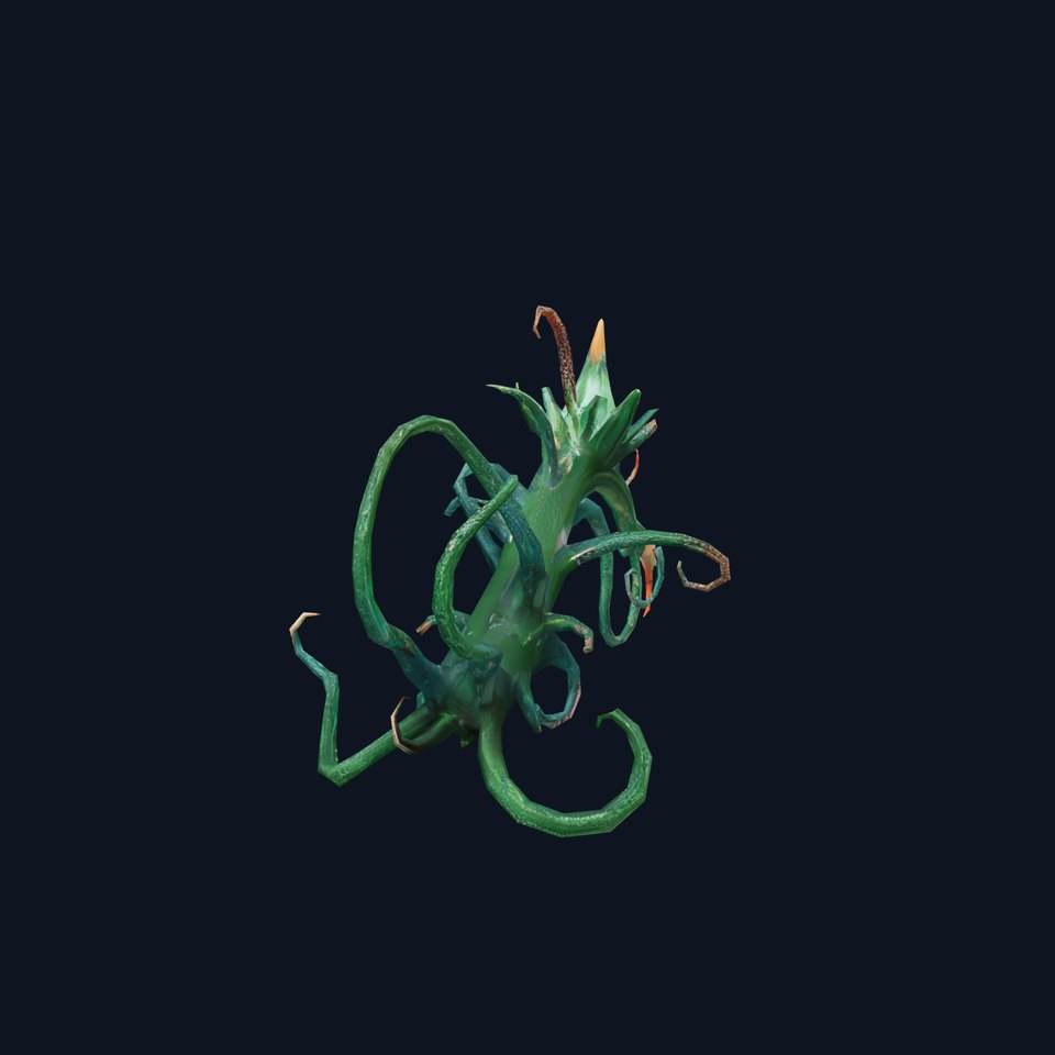 Twisted Emerald Thorns model pack